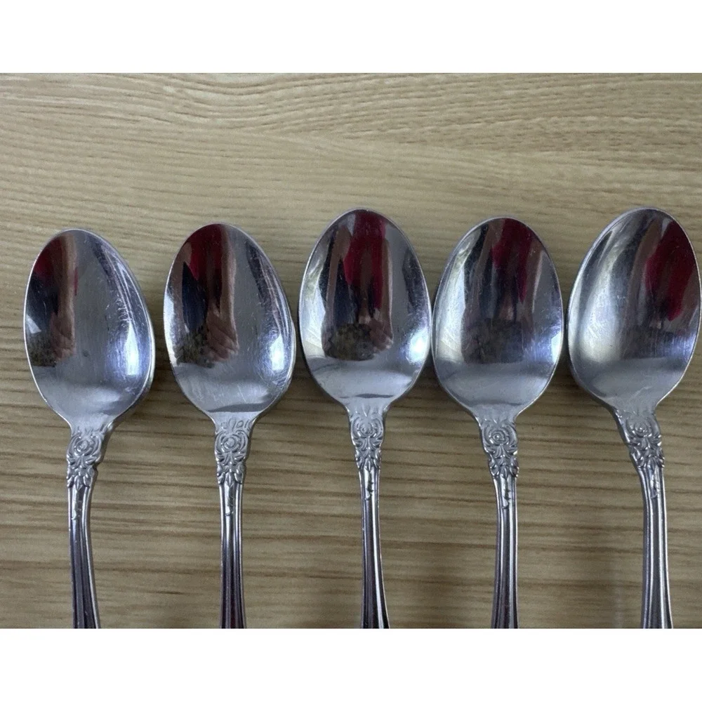 Vintage Stanley Roberts Lady Joann Teaspoons 6 1/4